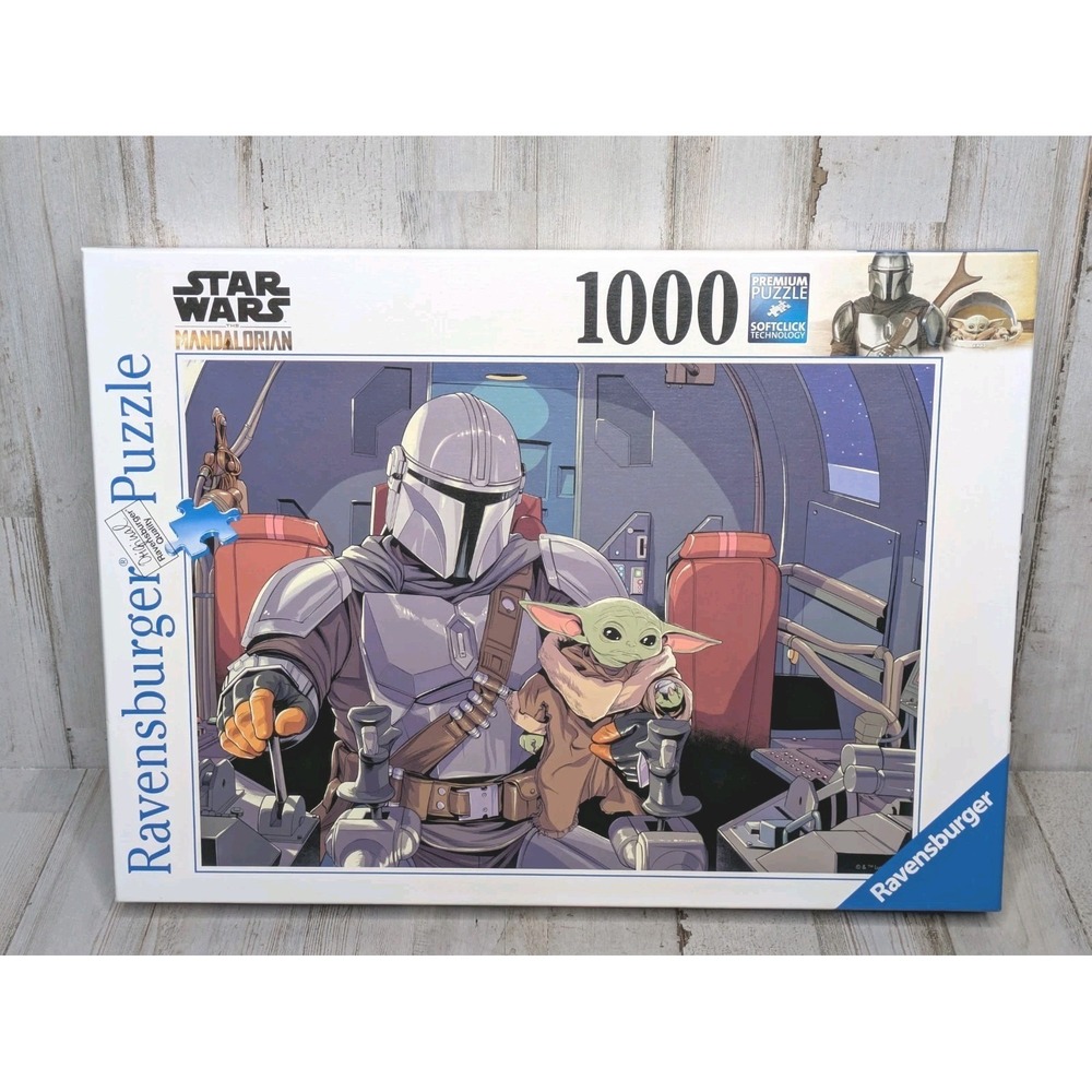 RAVENSBURGER 1000 Pieces Jigsaw Puzzle Star Wars Mandalorian and Grogu